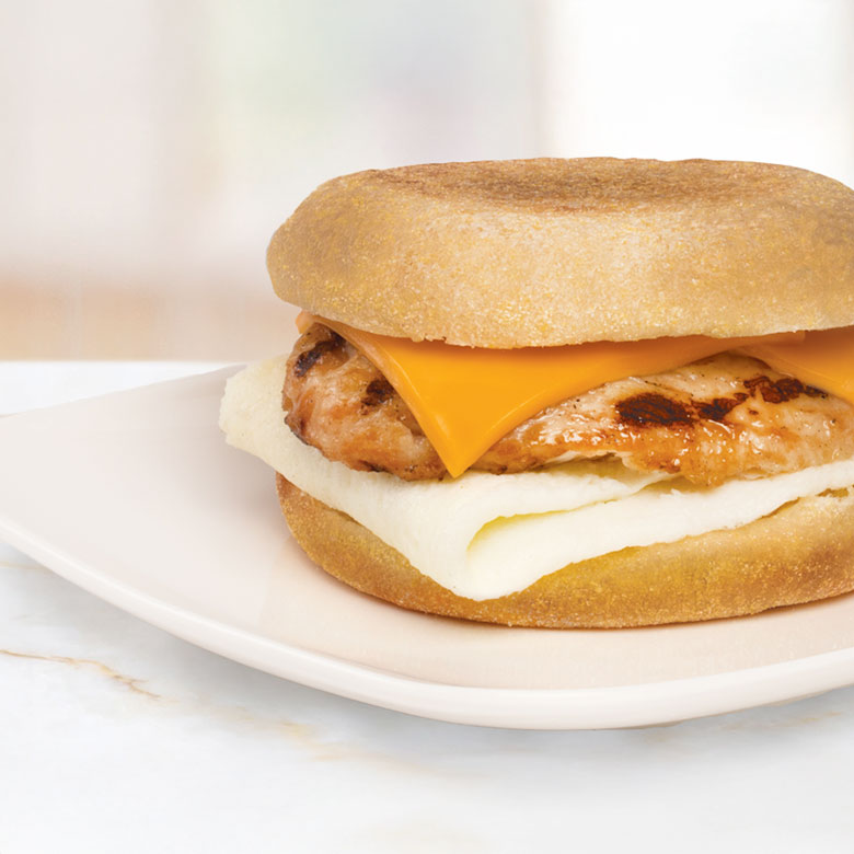 Egg White & Chicken Breakfast Sandwich sandwich